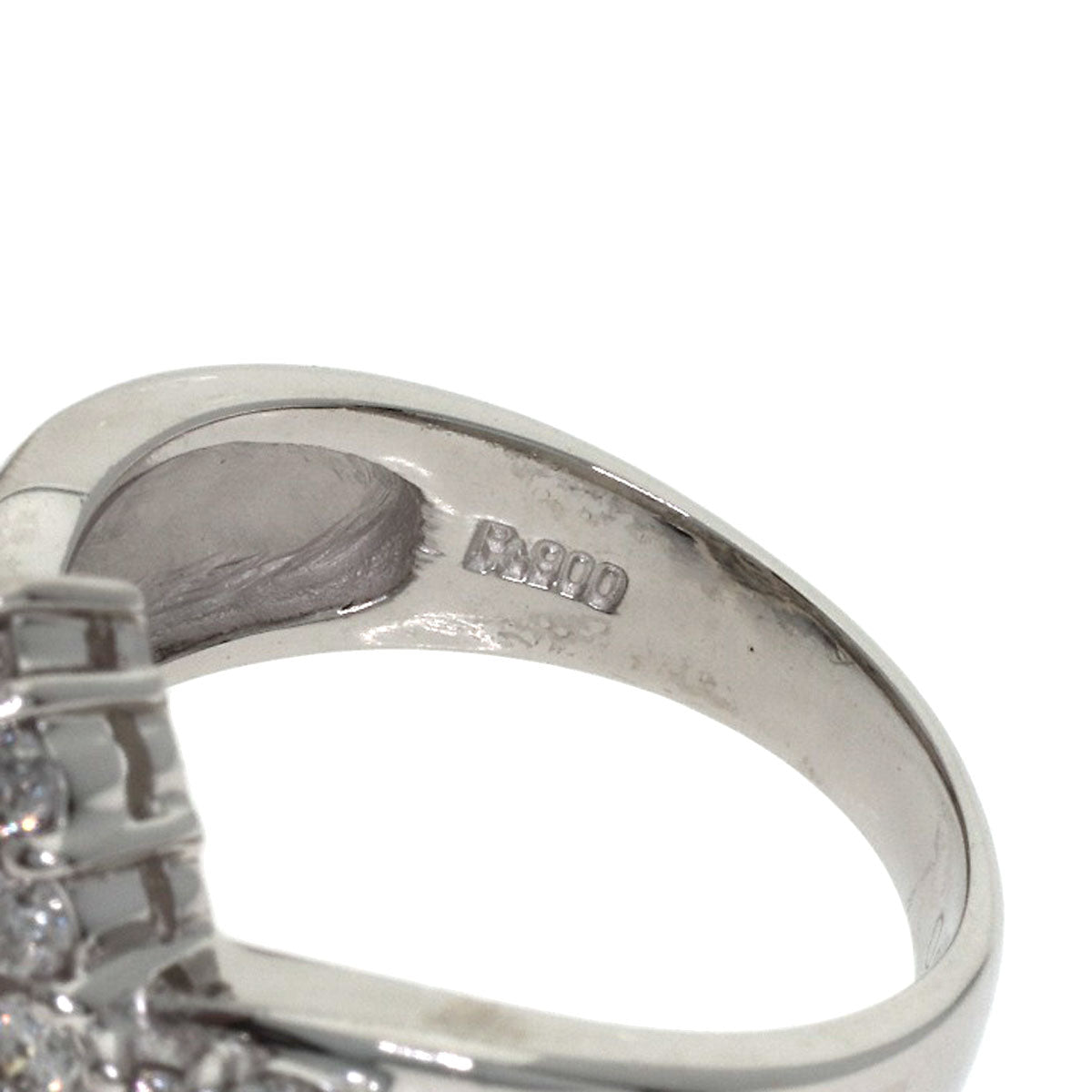 1ct Diamond Ring Platinum PT900 7.9g　Ladies