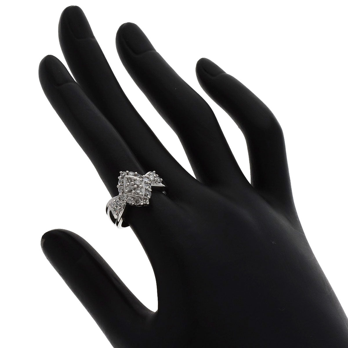 1ct Diamond Ring Platinum PT900 7.9g　Ladies