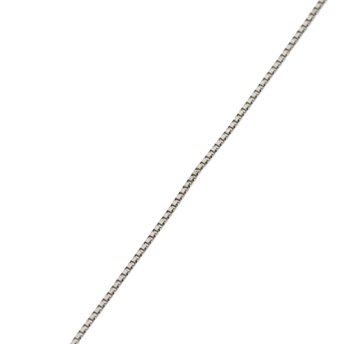 0.334ct 1P Diamond Necklace Platinum PT850 PT900 2.8g　Ladies