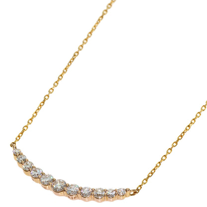 VENDOME Diamond Necklace K18 Pink Gold Ladies [Used]