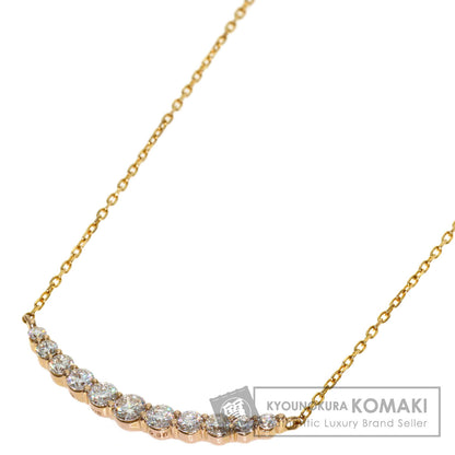 VENDOME Diamond Necklace K18 Pink Gold Ladies [Used]