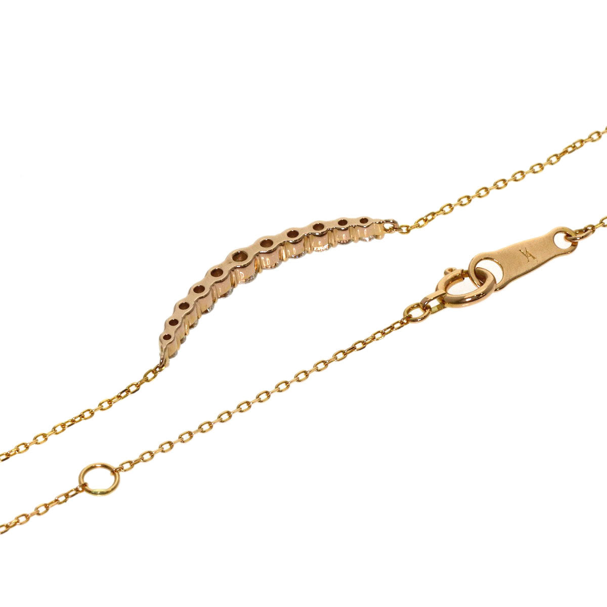 VENDOME Diamond Necklace K18 Pink Gold Ladies [Used]