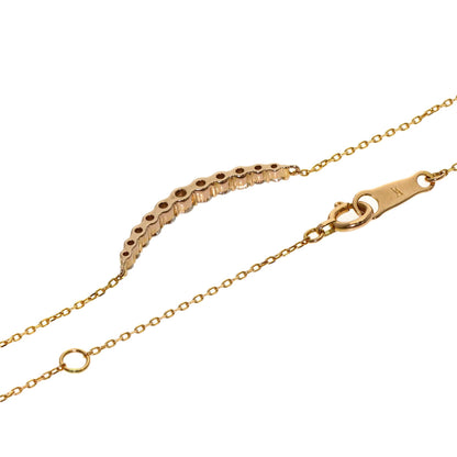 VENDOME Diamond Necklace K18 Pink Gold Ladies [Used]