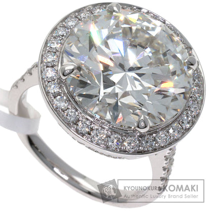 10.69ct Lab Grown Diamond Ring K14 White Gold 8.1g　Ladies