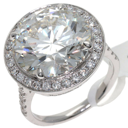 10.69ct Lab Grown Diamond Ring K14 White Gold 8.1g　Ladies