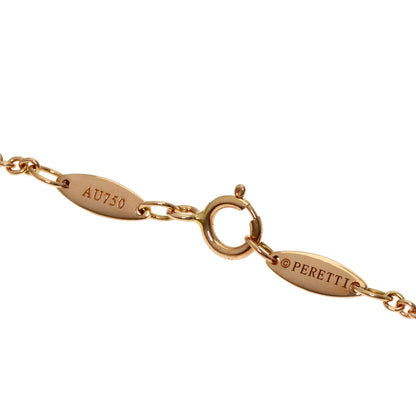 TIFFANY&Co. By The Yard 3P Diamond Bracelet K18 Pink Gold Ladies [Used]
