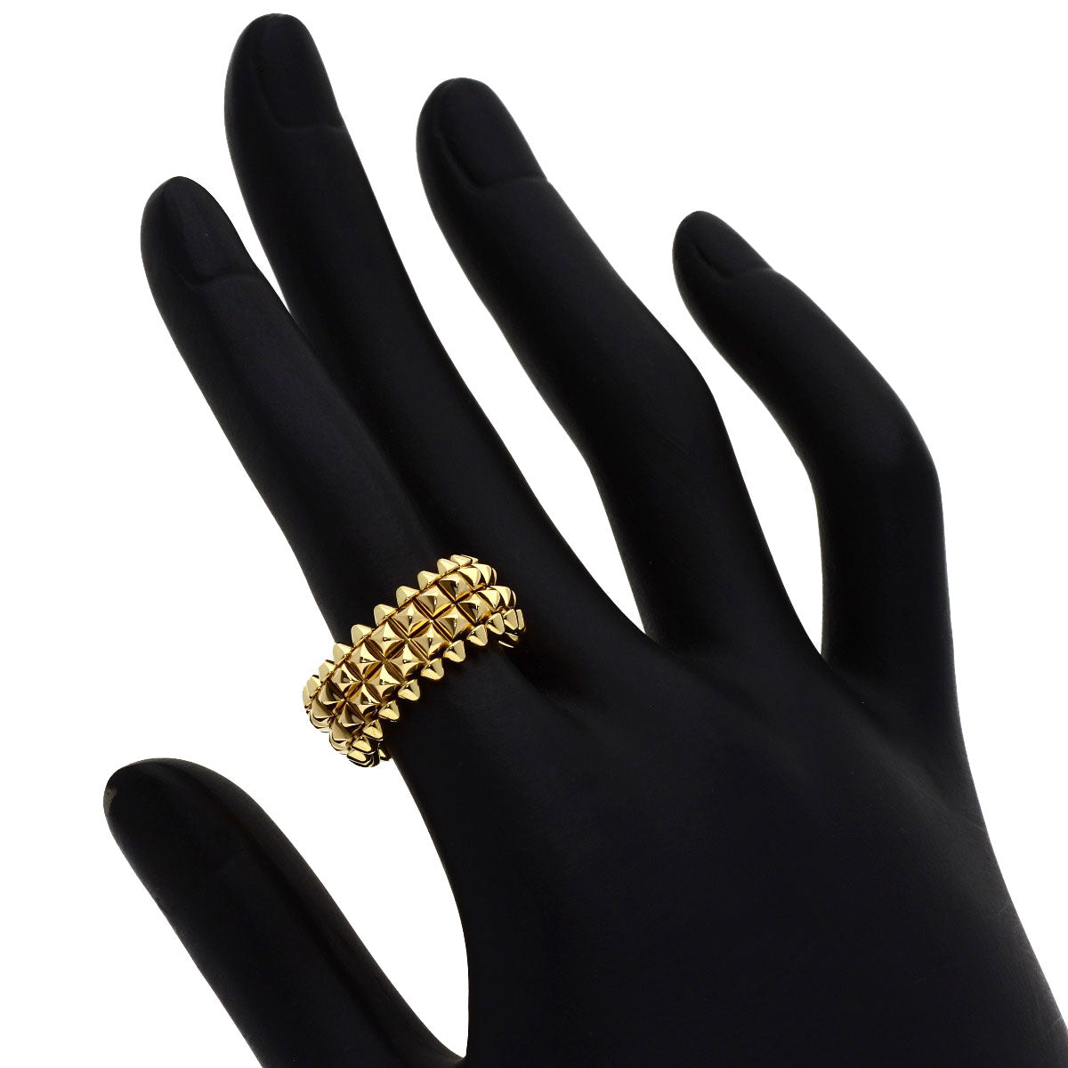 CARTIER Clash de Cartier Double #51 Ring K18 Yellow Gold Ladies [Used]
