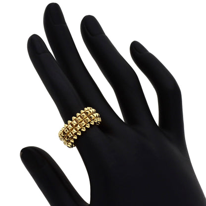 CARTIER Clash de Cartier Double #51 Ring K18 Yellow Gold Ladies [Used]