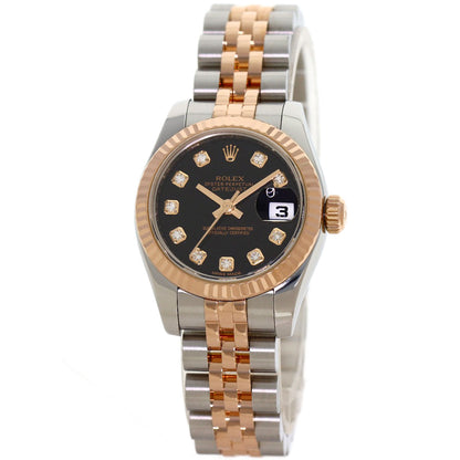 ROLEX DATEJUST 10P Diamond Watches 179171G Stainless Steel/SSxK18PG Ladies