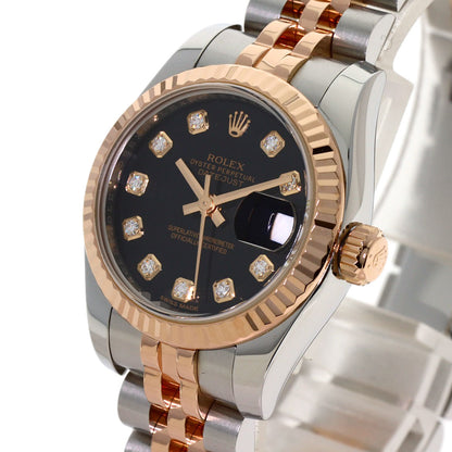 ROLEX DATEJUST 10P Diamond Watches 179171G Stainless Steel/SSxK18PG Ladies