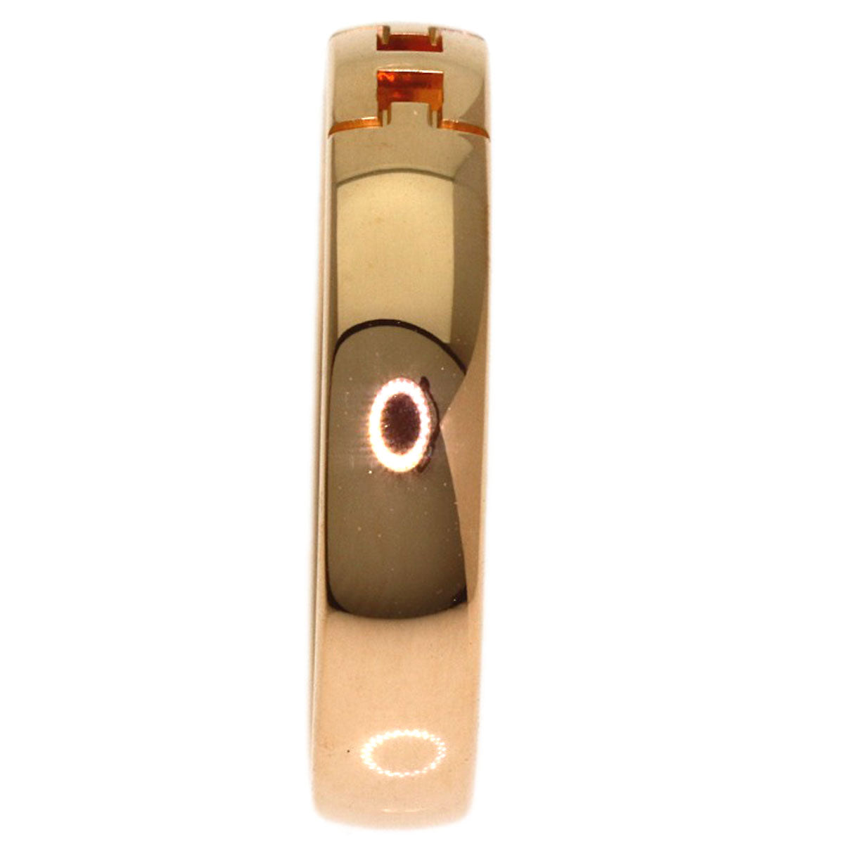 HERMES Ever Hercules #46 Ring K18 Pink Gold Ladies [Used]
