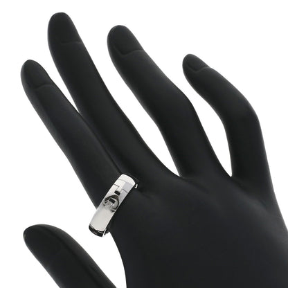 HERMES Hercules # 59 Ring K18 White Gold Ladies [Used]
