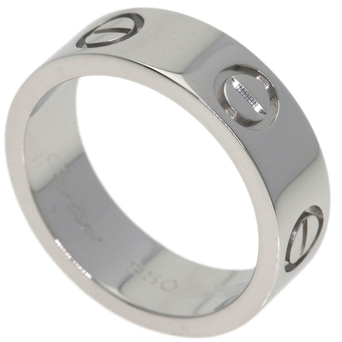CARTIER love ring #48 Ring Platinum PT950 Ladies [Used]