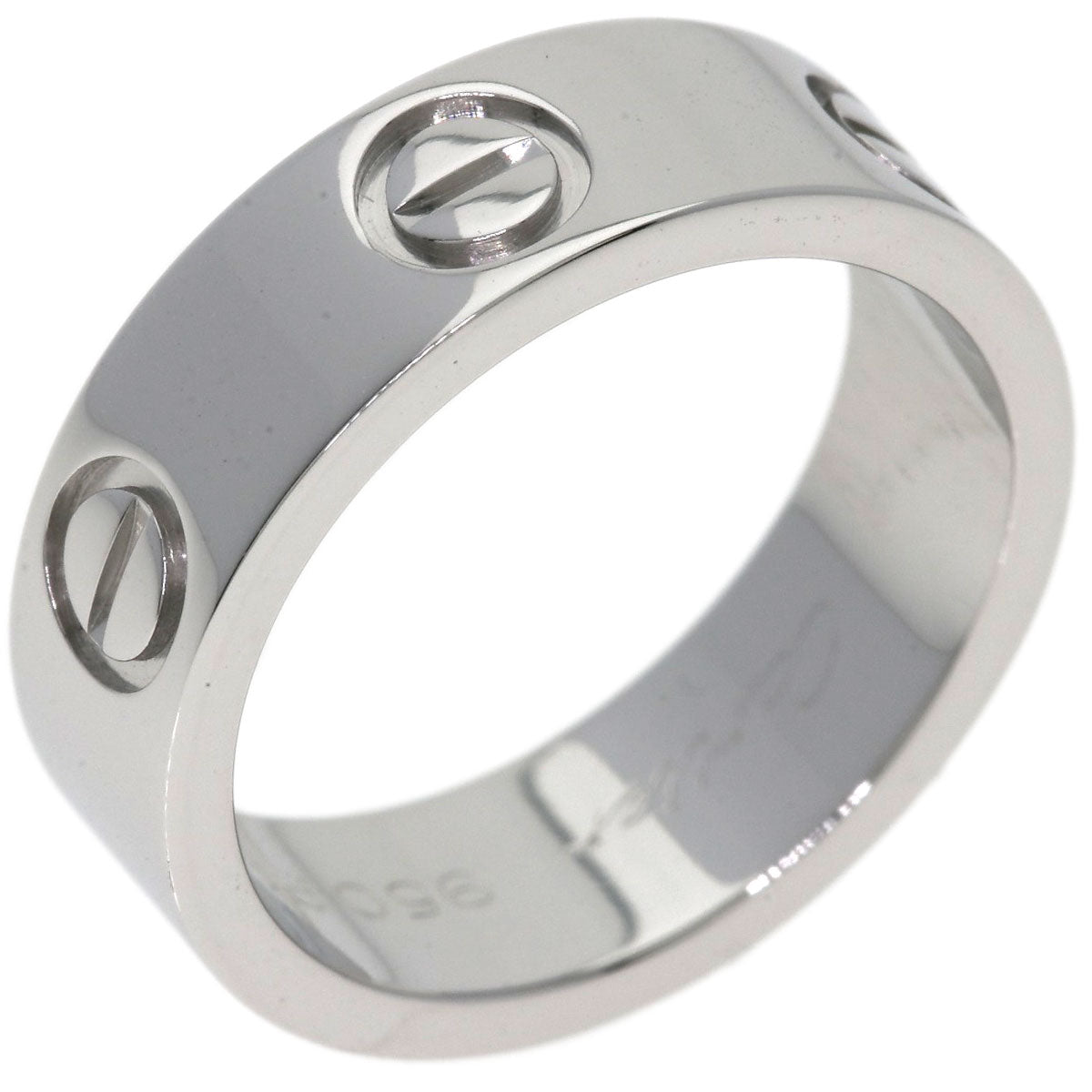 CARTIER love ring #48 Ring Platinum PT950 Ladies [Used]