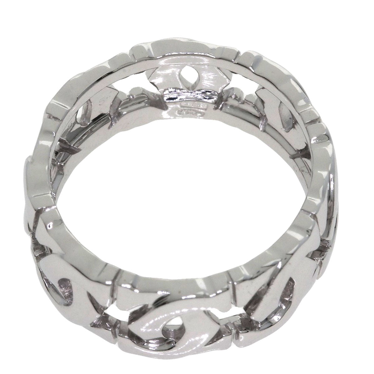 CARTIER Entrelaces Ring K18 White Gold Ladies [Used]