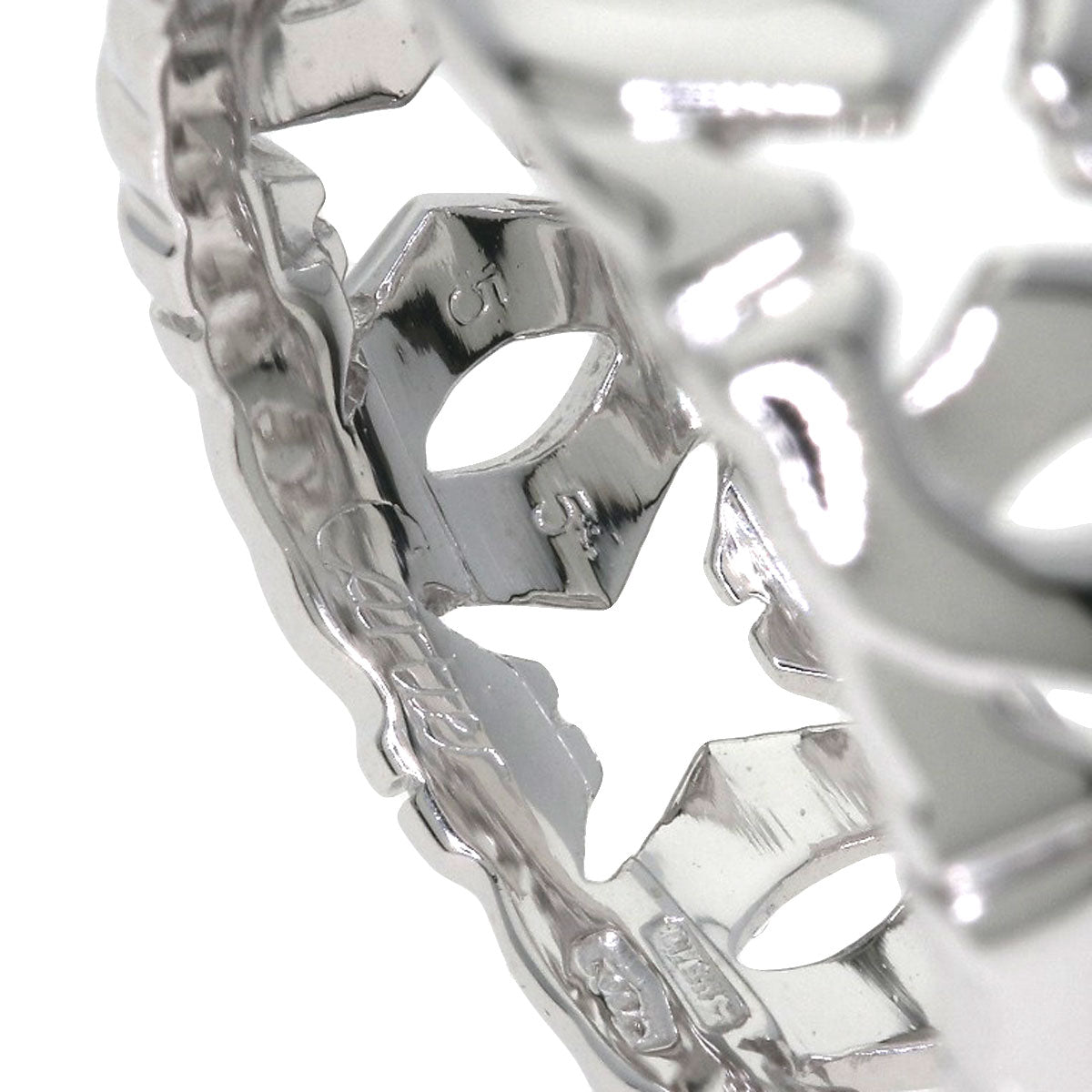 CARTIER Entrelaces Ring K18 White Gold Ladies [Used]