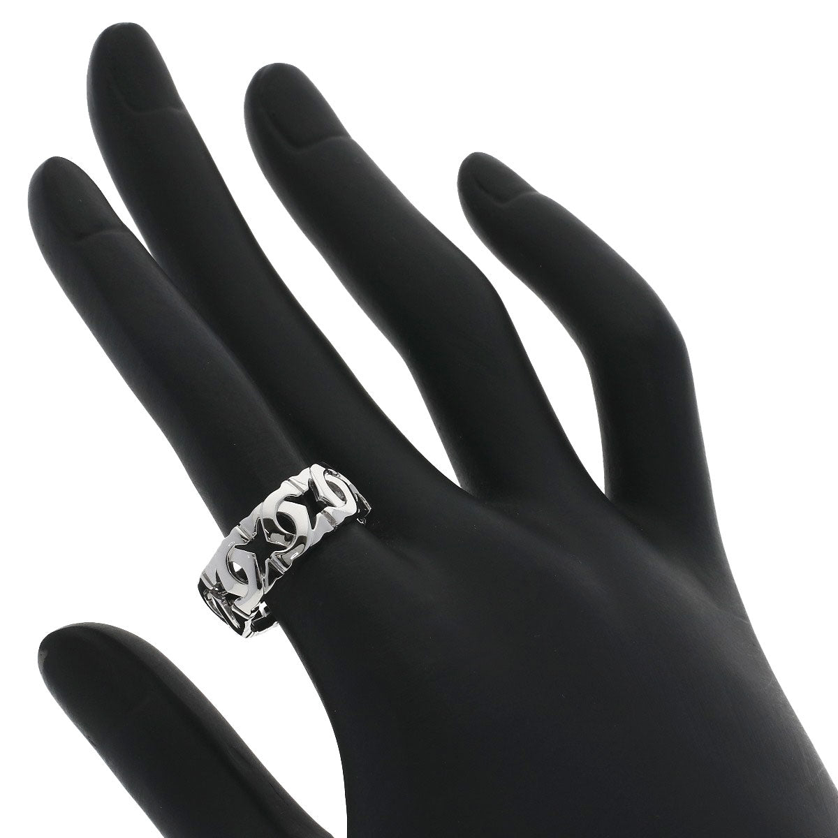 CARTIER Entrelaces Ring K18 White Gold Ladies [Used]
