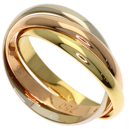 CARTIER Trinity SM #50 Ring K18 Yellow Gold 18K Pink GoldLadies [Used]