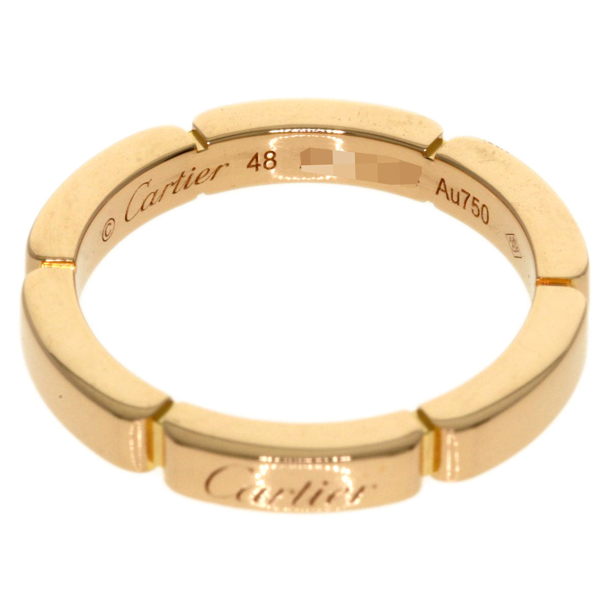 CARTIER Mailon Panthere # 48 Ring K18 Pink Gold Ladies [Used]