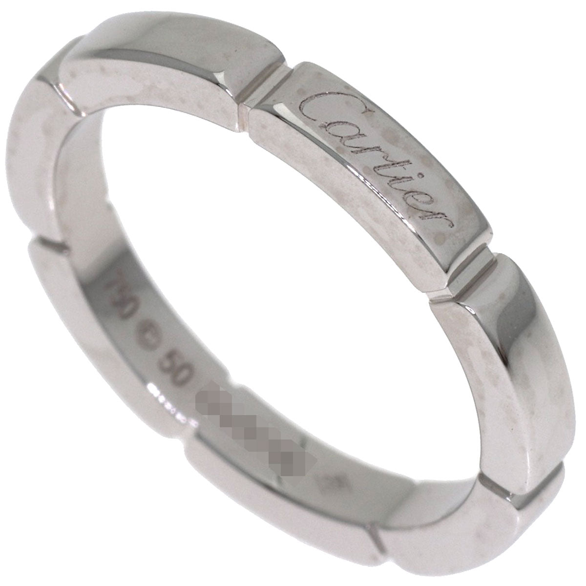 CARTIER Maillon PANTHERE #50 Ring K18 White Gold Ladies [Used]