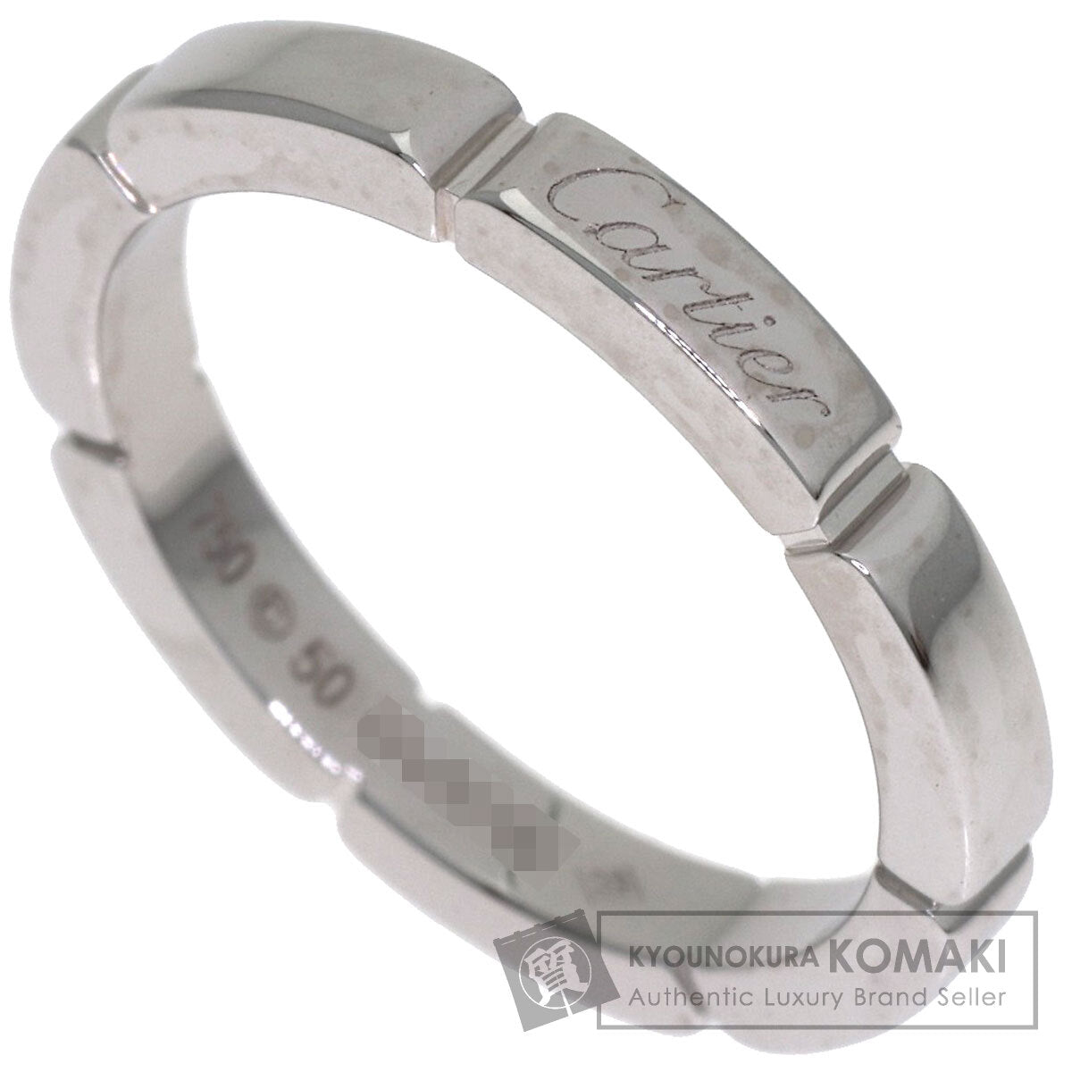 CARTIER Maillon PANTHERE #50 Ring K18 White Gold Ladies [Used]