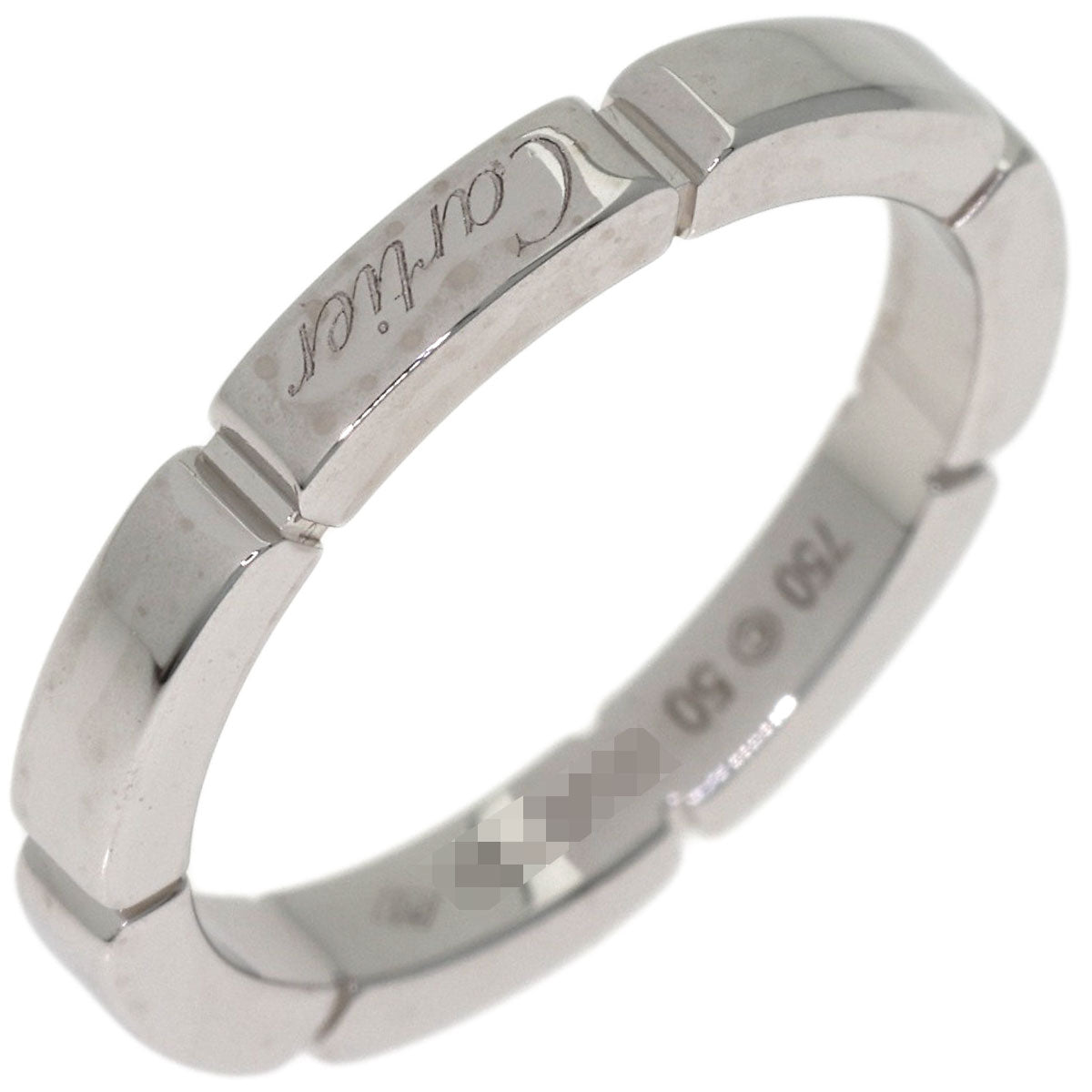 CARTIER Maillon PANTHERE #50 Ring K18 White Gold Ladies [Used]