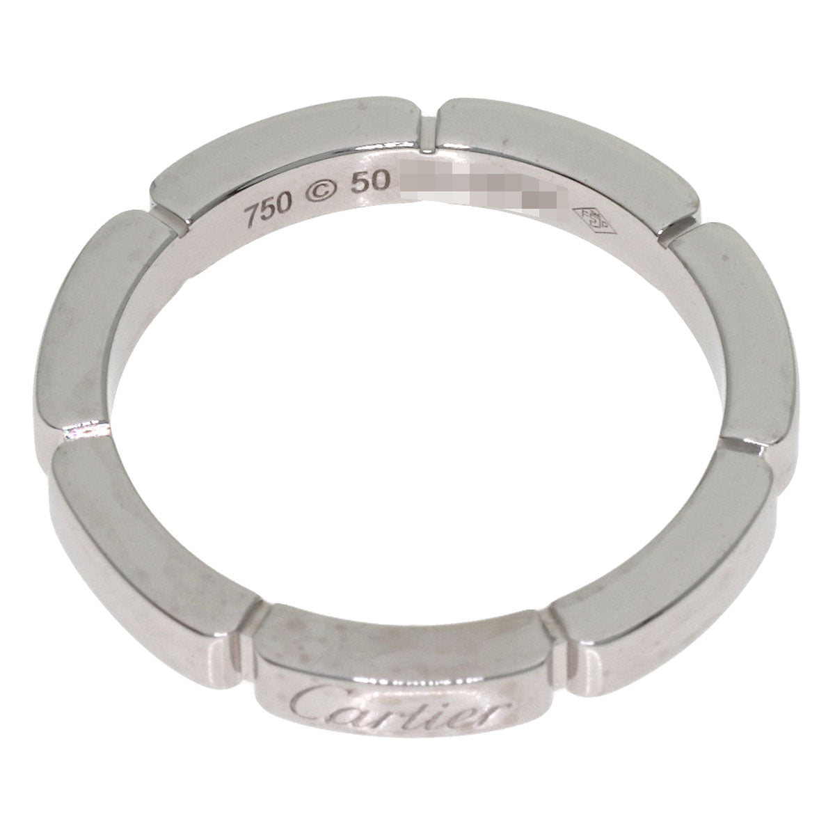 CARTIER Maillon PANTHERE #50 Ring K18 White Gold Ladies [Used]