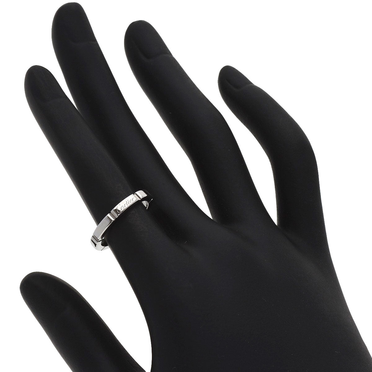 CARTIER Maillon PANTHERE #50 Ring K18 White Gold Ladies [Used]