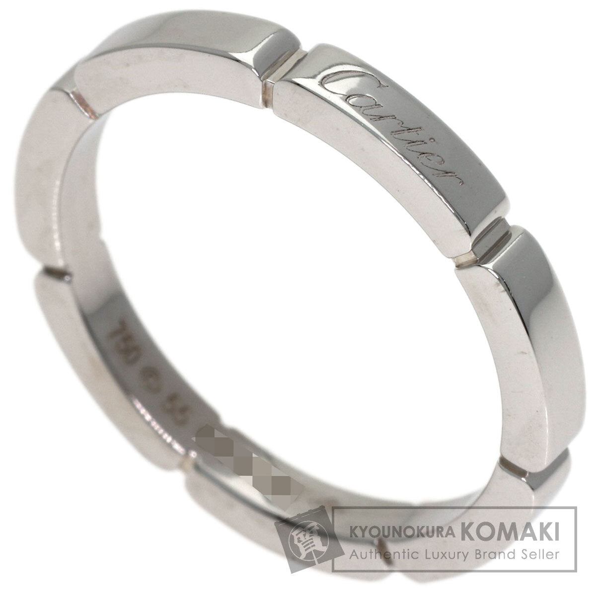CARTIER Maillon PANTHERE #55 Ring K18 White Gold Ladies [Used]