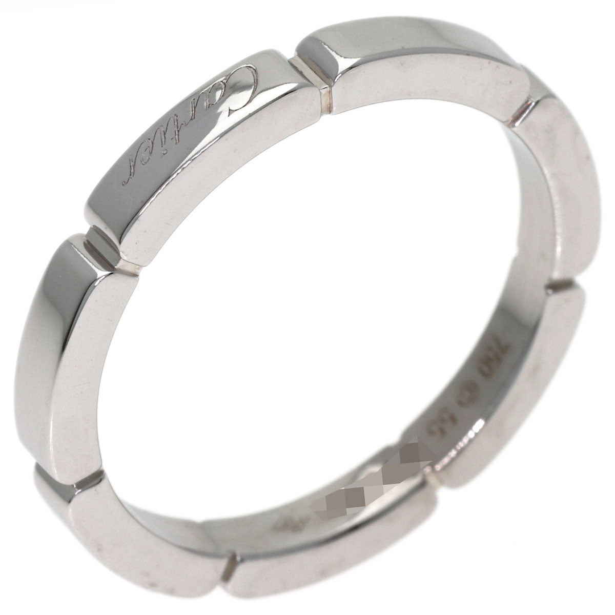 CARTIER Maillon PANTHERE #55 Ring K18 White Gold Ladies [Used]