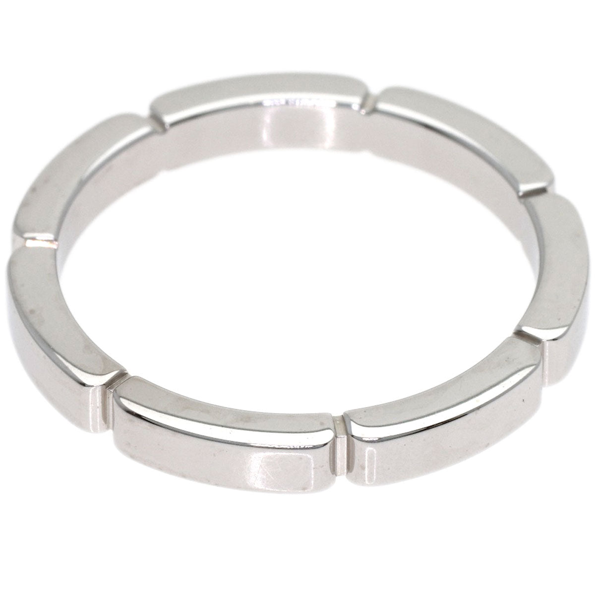 CARTIER Maillon PANTHERE #55 Ring K18 White Gold Ladies [Used]