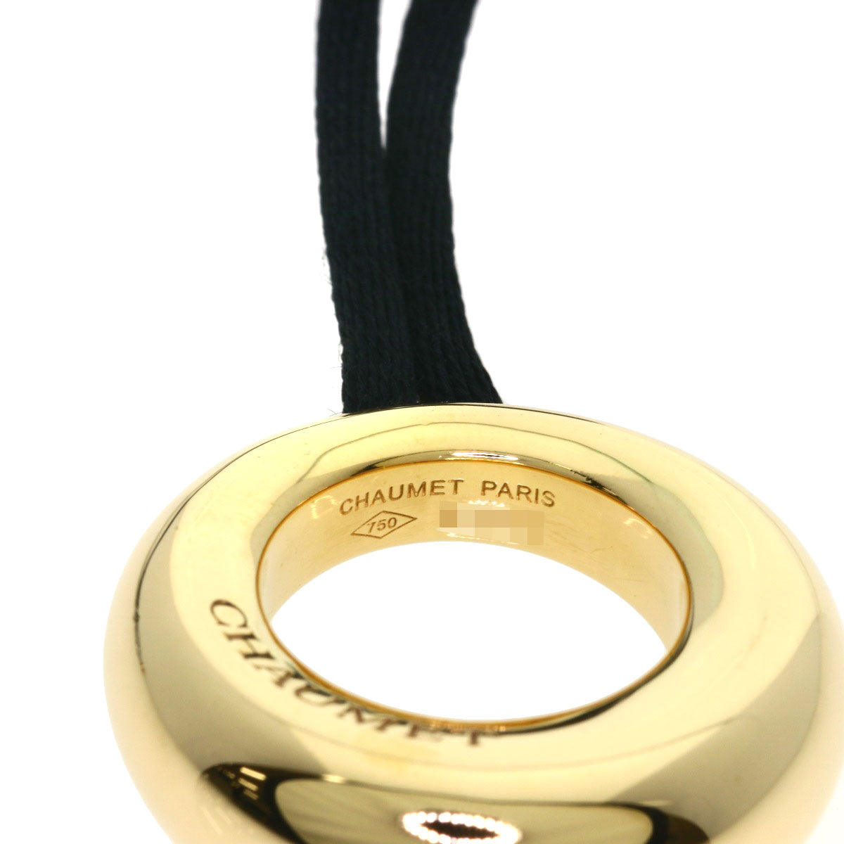 Chaumet Anneau Diamond Necklace K18 Yellow Gold Ladies [Used]