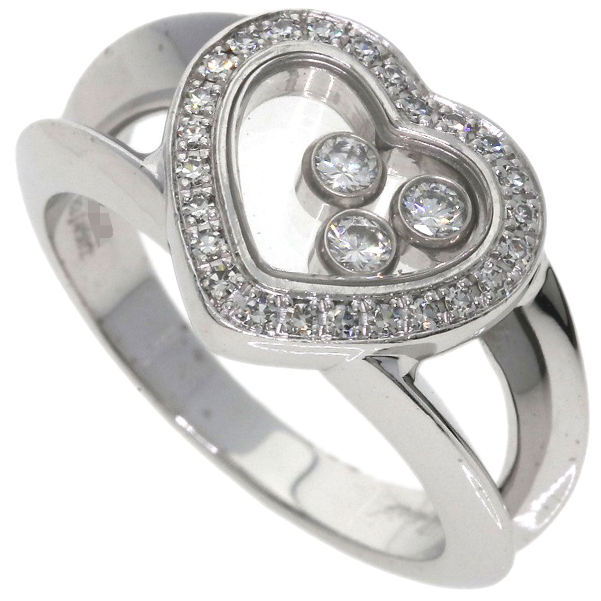 Chopard Happy diamond Ring K18 White Gold Ladies [Used]