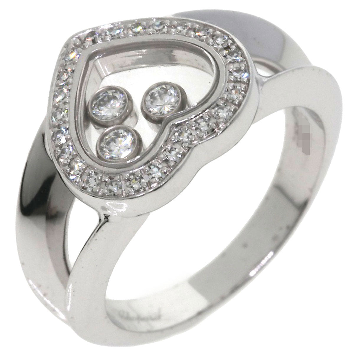 Chopard Happy diamond Ring K18 White Gold Ladies [Used]