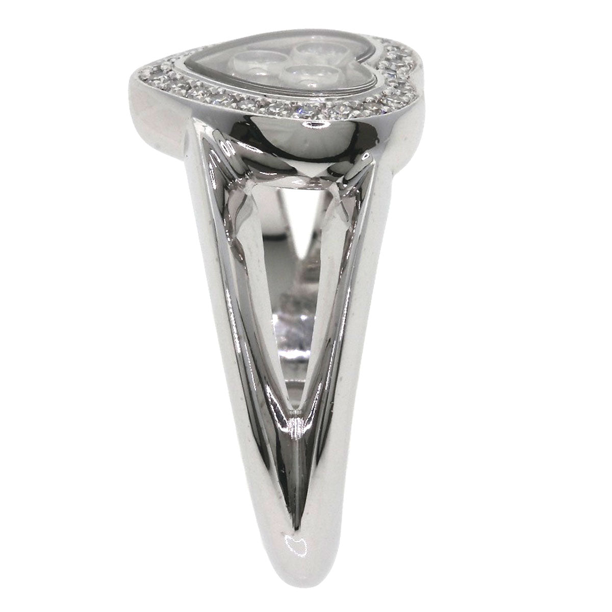 Chopard Happy diamond Ring K18 White Gold Ladies [Used]