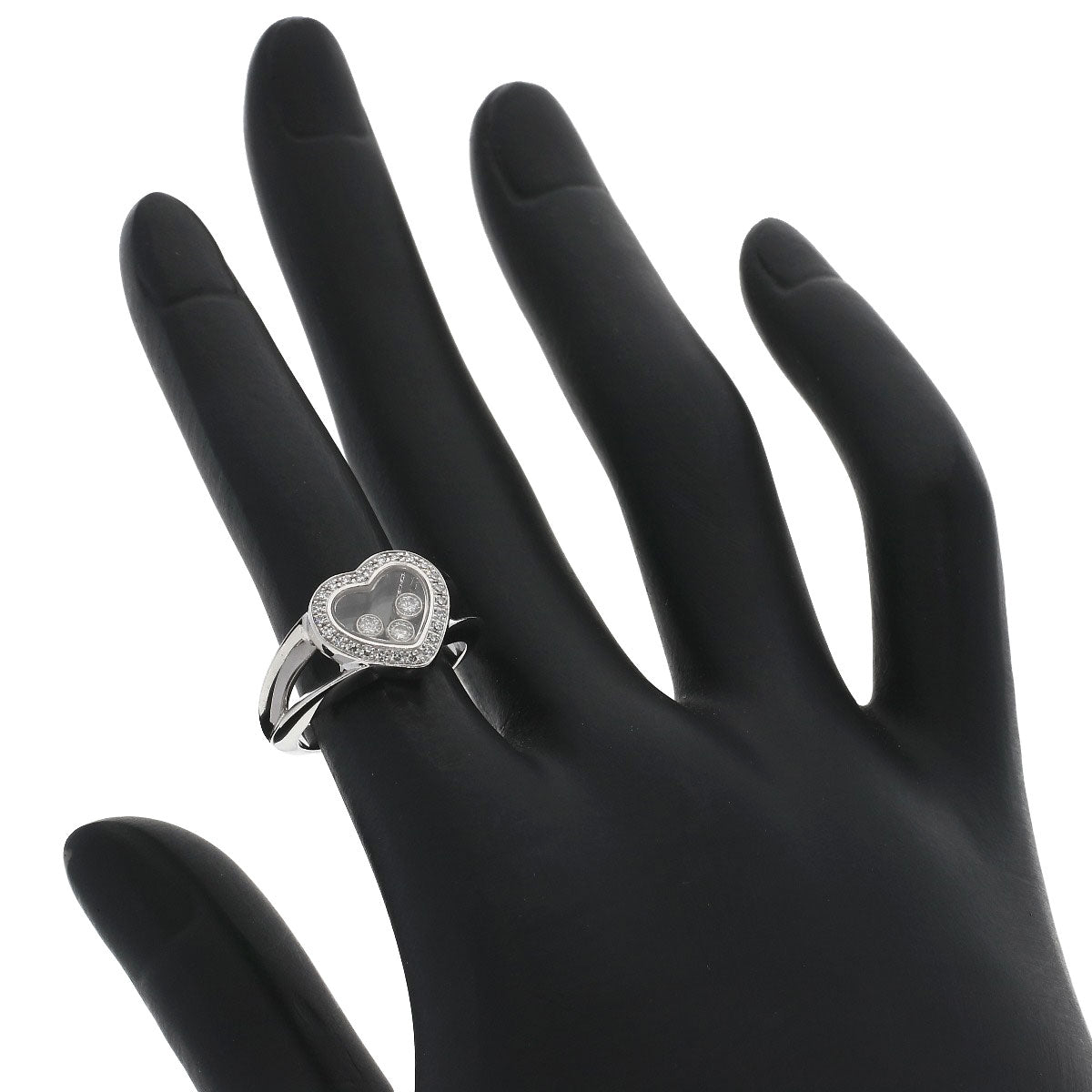 Chopard Happy diamond Ring K18 White Gold Ladies [Used]