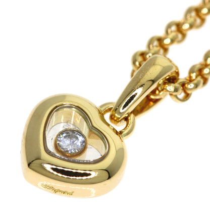 Chopard Happy Diamond Necklace K18 Yellow Gold Ladies [Used]