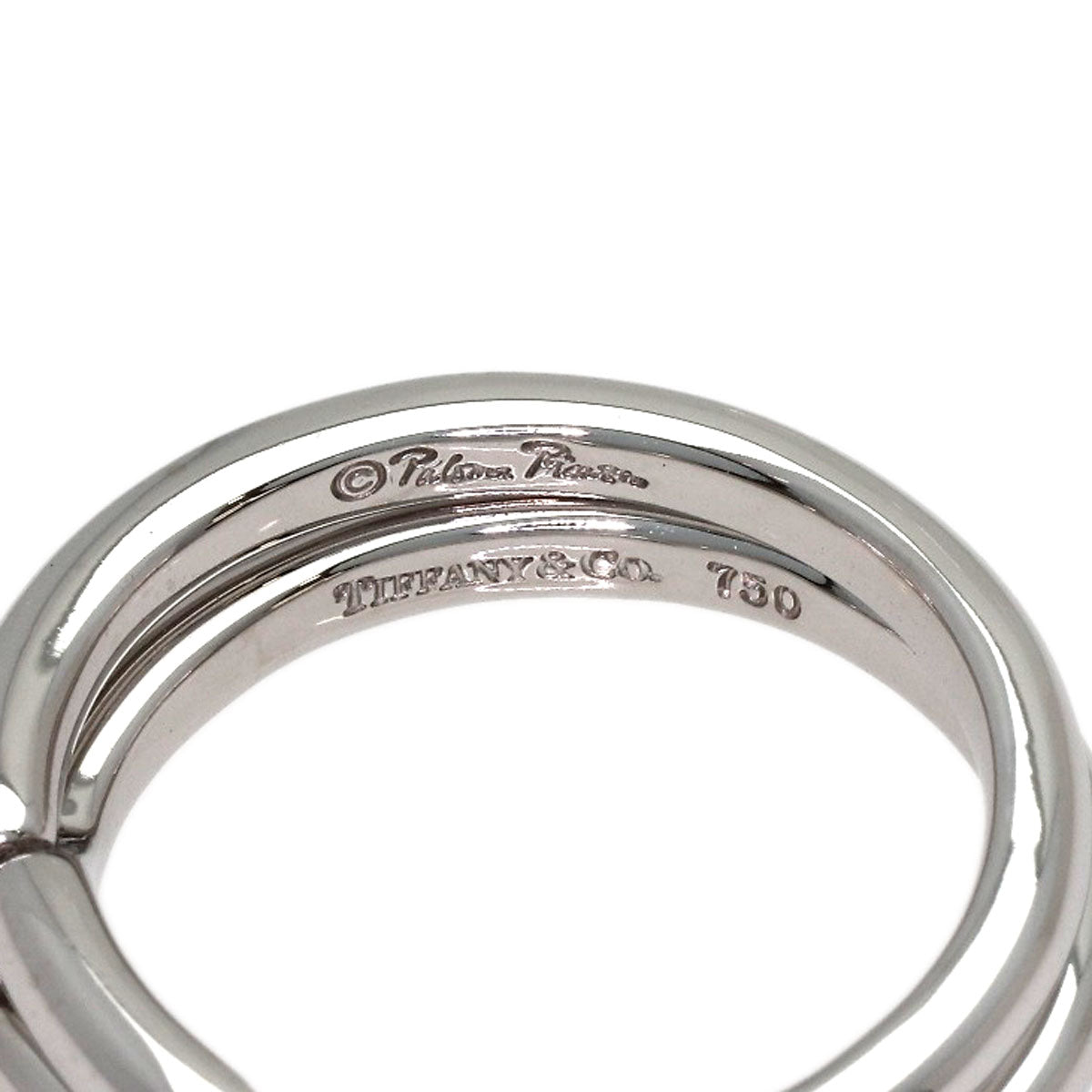 TIFFANY&Co. Two Paloma Picasso Ring K18 White Gold Ladies [Used]