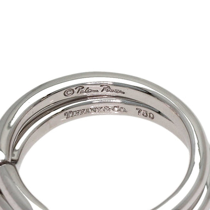 TIFFANY&Co. Two Paloma Picasso Ring K18 White Gold Ladies [Used]