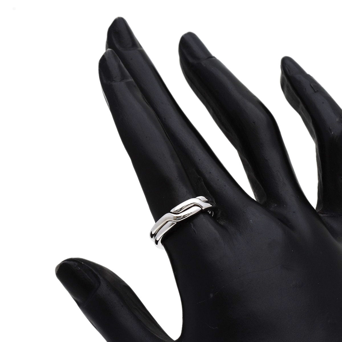 TIFFANY&Co. Two Paloma Picasso Ring K18 White Gold Ladies [Used]