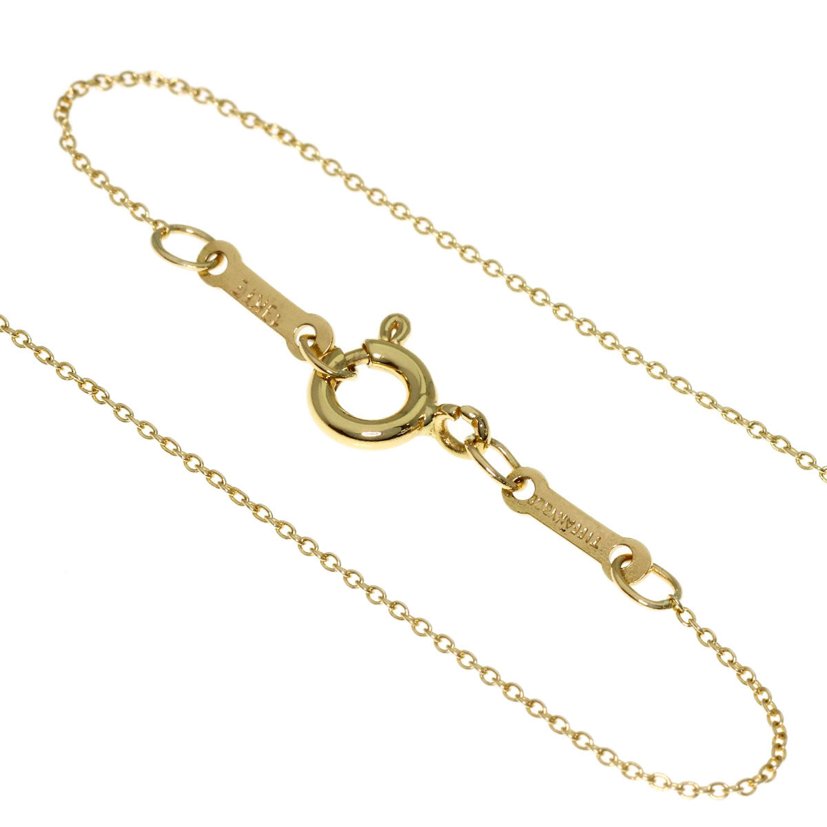 TIFFANY&Co. Chain 15" Necklace K18 Yellow Gold Ladies [Used]