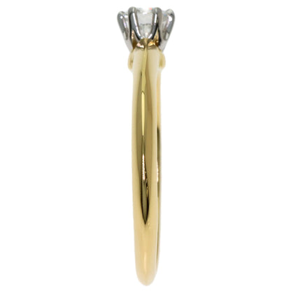 TIFFANY&Co. Solitaire Diamond Ring K18 Yellow Gold PTLadies [Used]