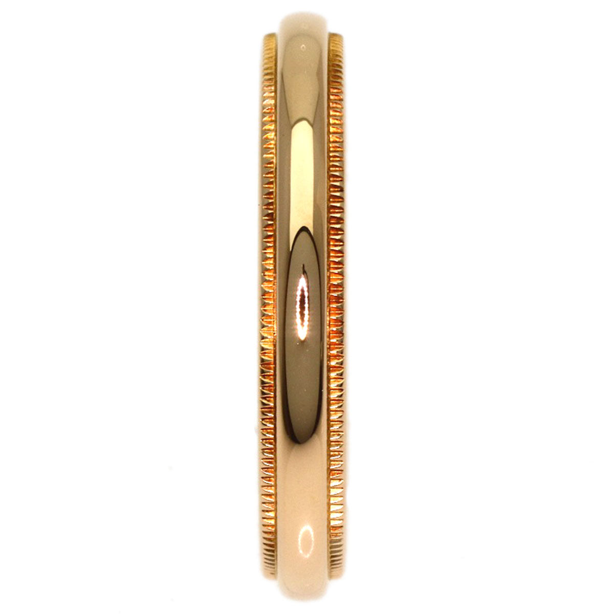 TIFFANY&Co. Milgrain Ring K18 Pink Gold Ladies [Used]