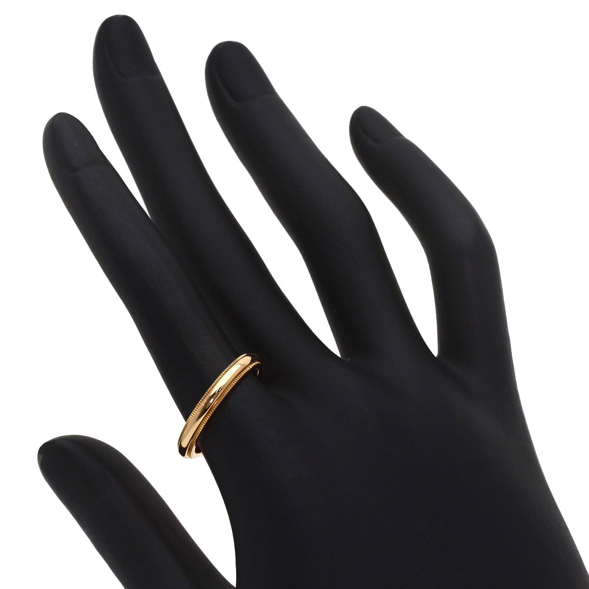 TIFFANY&Co. Milgrain Ring K18 Pink Gold Ladies [Used]