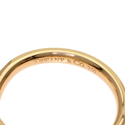 TIFFANY&Co. Curved band Diamond Ring K18 Pink Gold Ladies [Used]