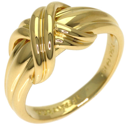 TIFFANY&Co. Signature Ring K18 Yellow Gold Ladies [Used]