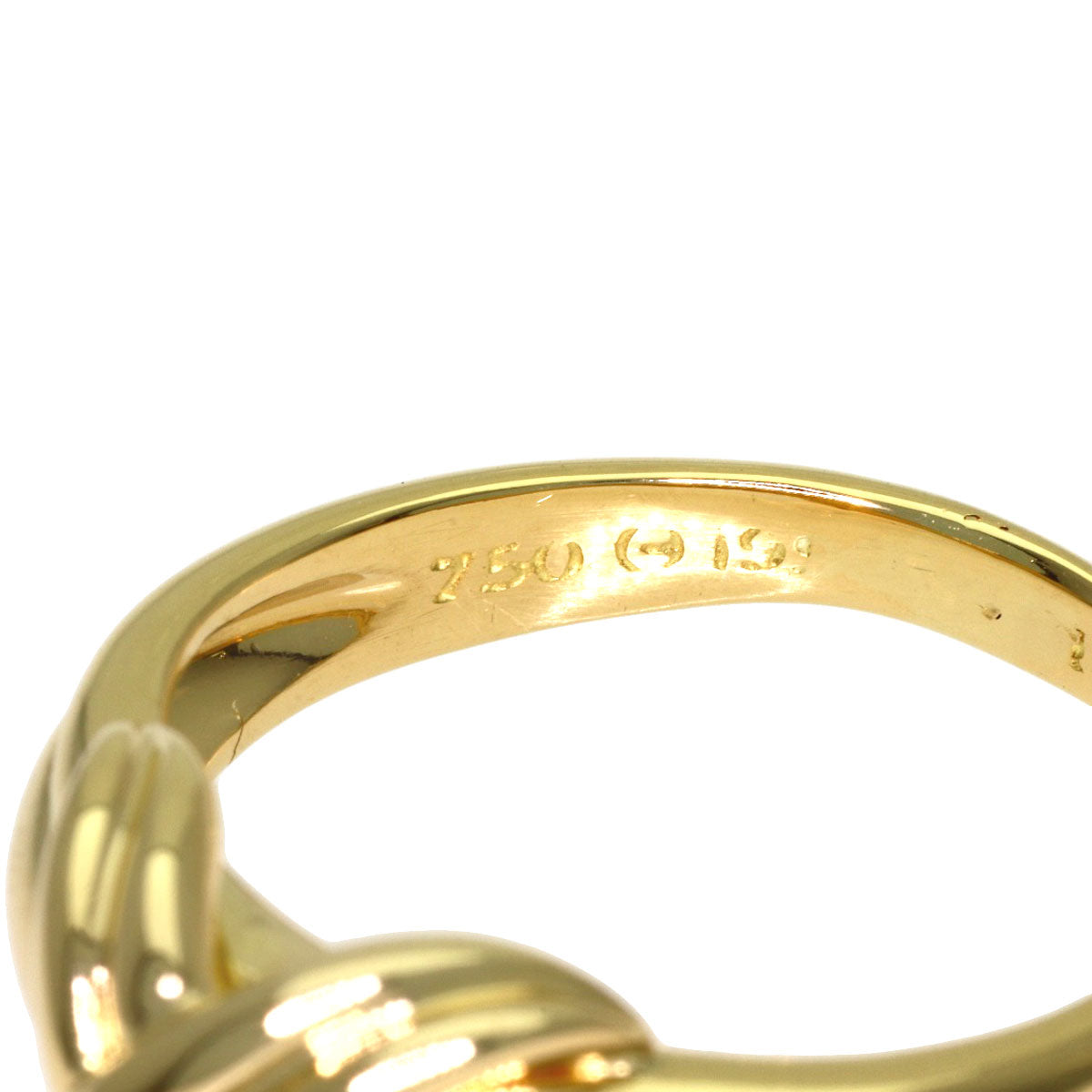 TIFFANY&Co. Signature Ring K18 Yellow Gold Ladies [Used]