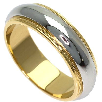 TIFFANY&Co. Milgrain Ring K18 Yellow Gold PT950Ladies [Used]