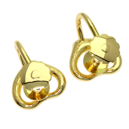 TIFFANY&Co. Open heart Earring K18 Yellow Gold Ladies [Used]