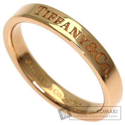 TIFFANY&Co. Flat band Ring K18 Pink Gold Ladies [Used]